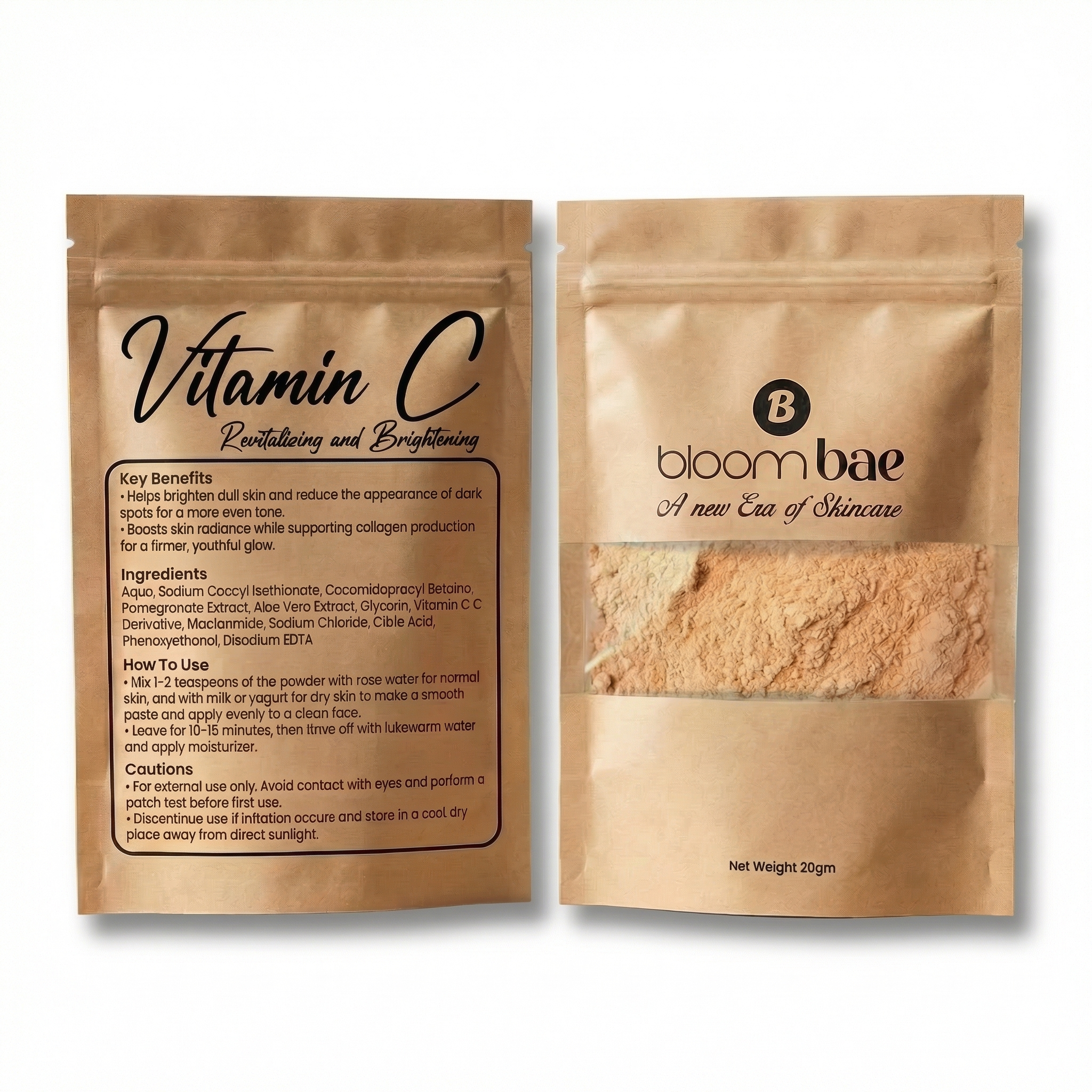 Powdered Face Mask (Pack of 4)