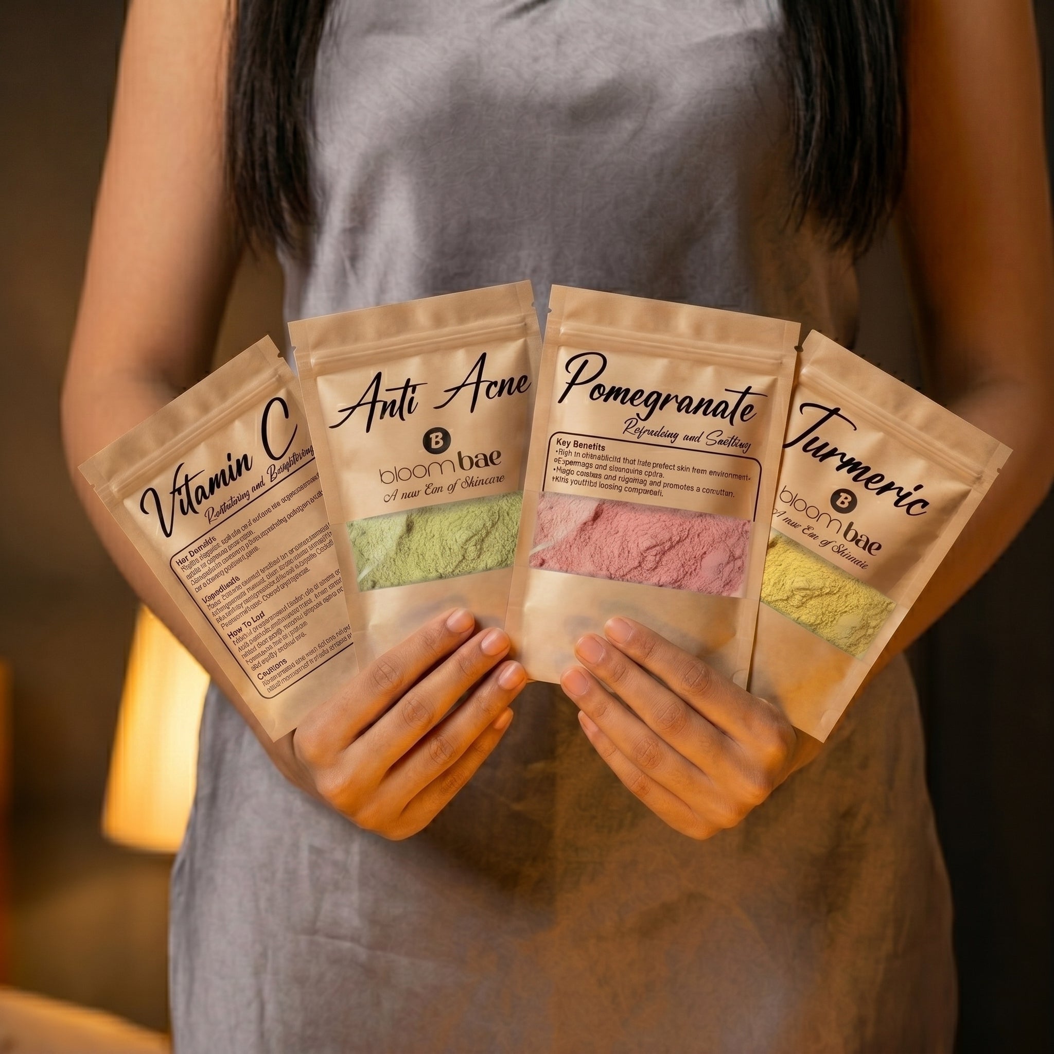 Powdered Face Mask (Pack of 4)