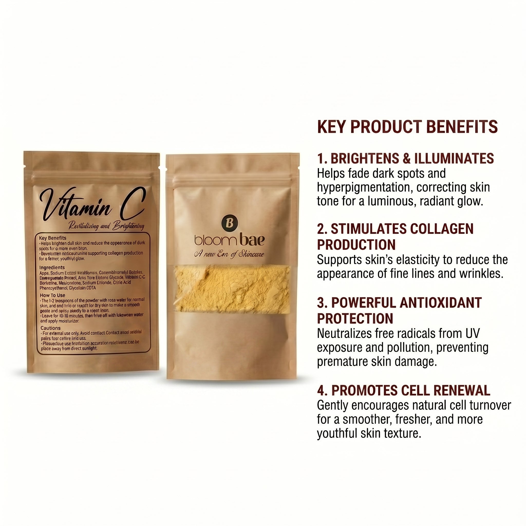 Powdered Face Mask (Pack of 4)